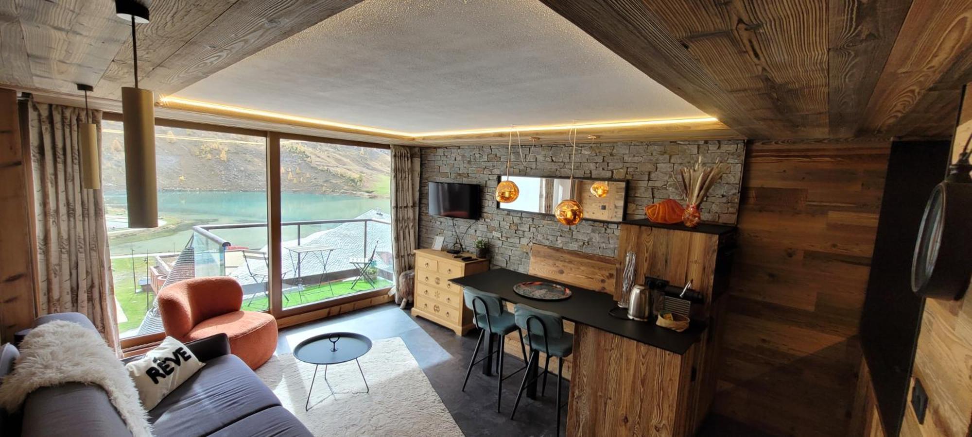 Grands Studios Vue Sur Lac Tignes Bagian luar foto
