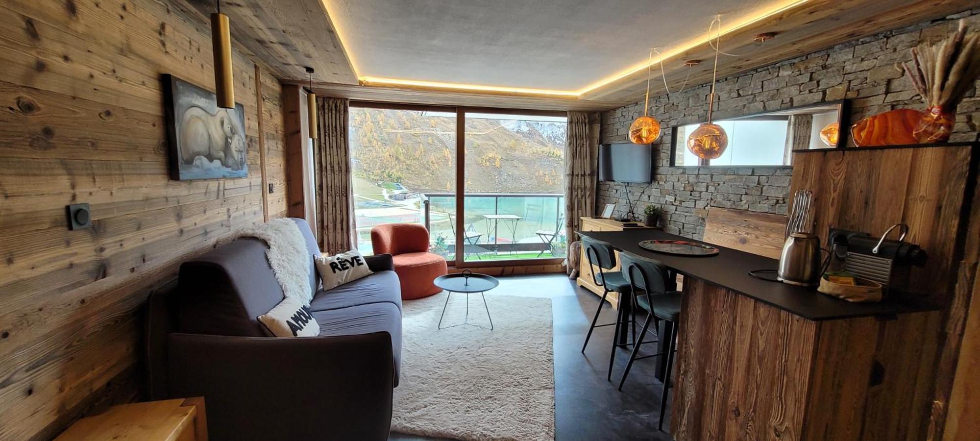 Grands Studios Vue Sur Lac Tignes Bagian luar foto